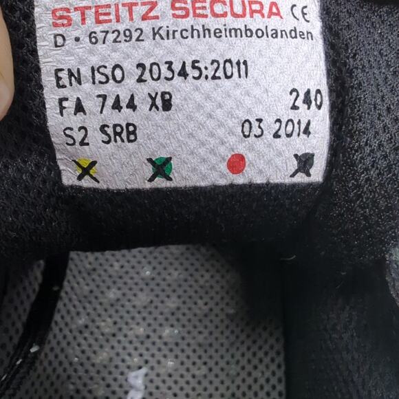 Steitz Secura Gore tex Safety Work Shoes Womens Size 8 - Picture 8 of 8